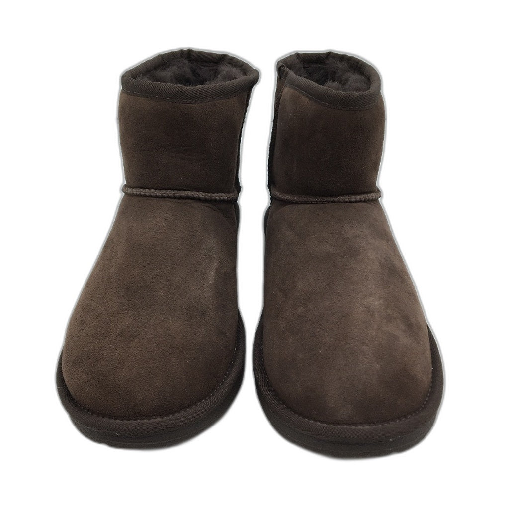 UGG Boots Australian Double Face Sheepskin Chocolate Unisex Sze EU43 M10 L12 NEW