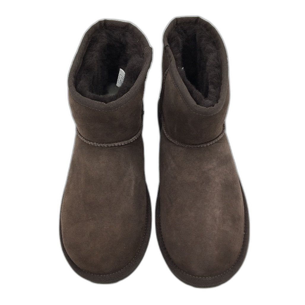 UGG Boots Australian Double Face Sheepskin Chocolate Unisex Sze EU43 M10 L12 NEW