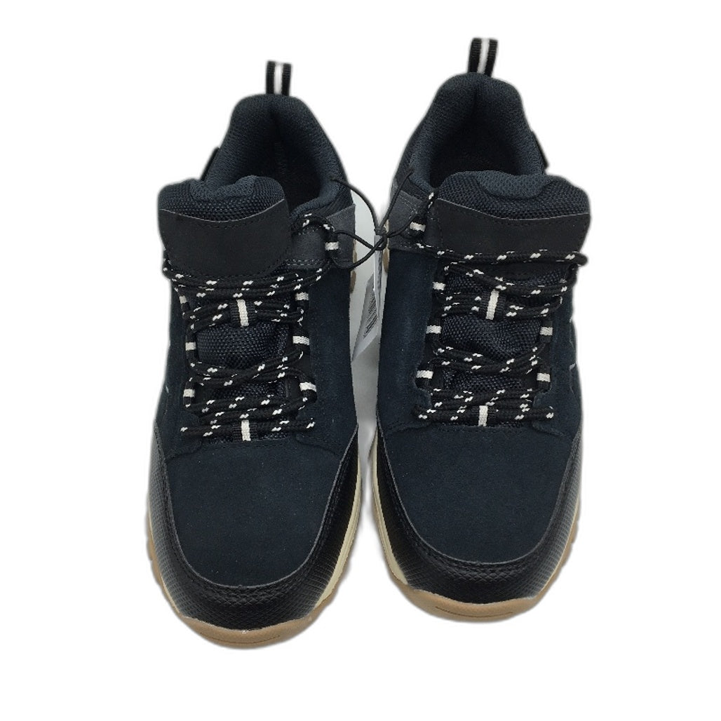 Crane Hiking Low Cut Lace Up Black Leather Upper Sneaker Shoes Ladies Size 8 NEW