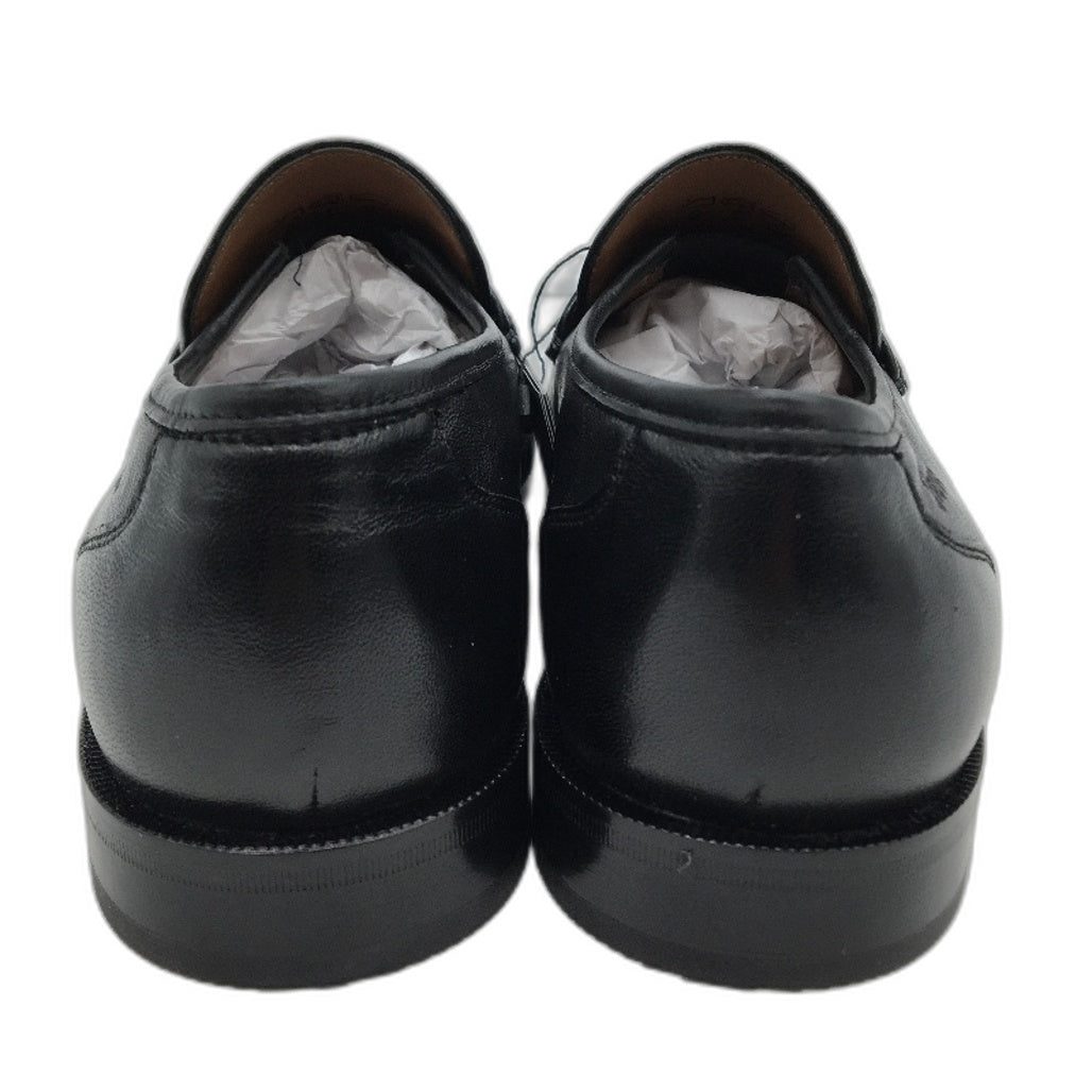 Sioux Germany Black Leather Como Mokassin Slip On Shoe Mens US 10.5 NEW