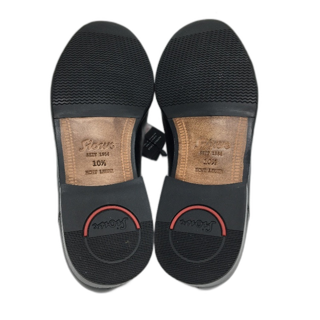 Sioux Germany Black Leather Como Mokassin Slip On Shoe Mens US 10.5 NEW