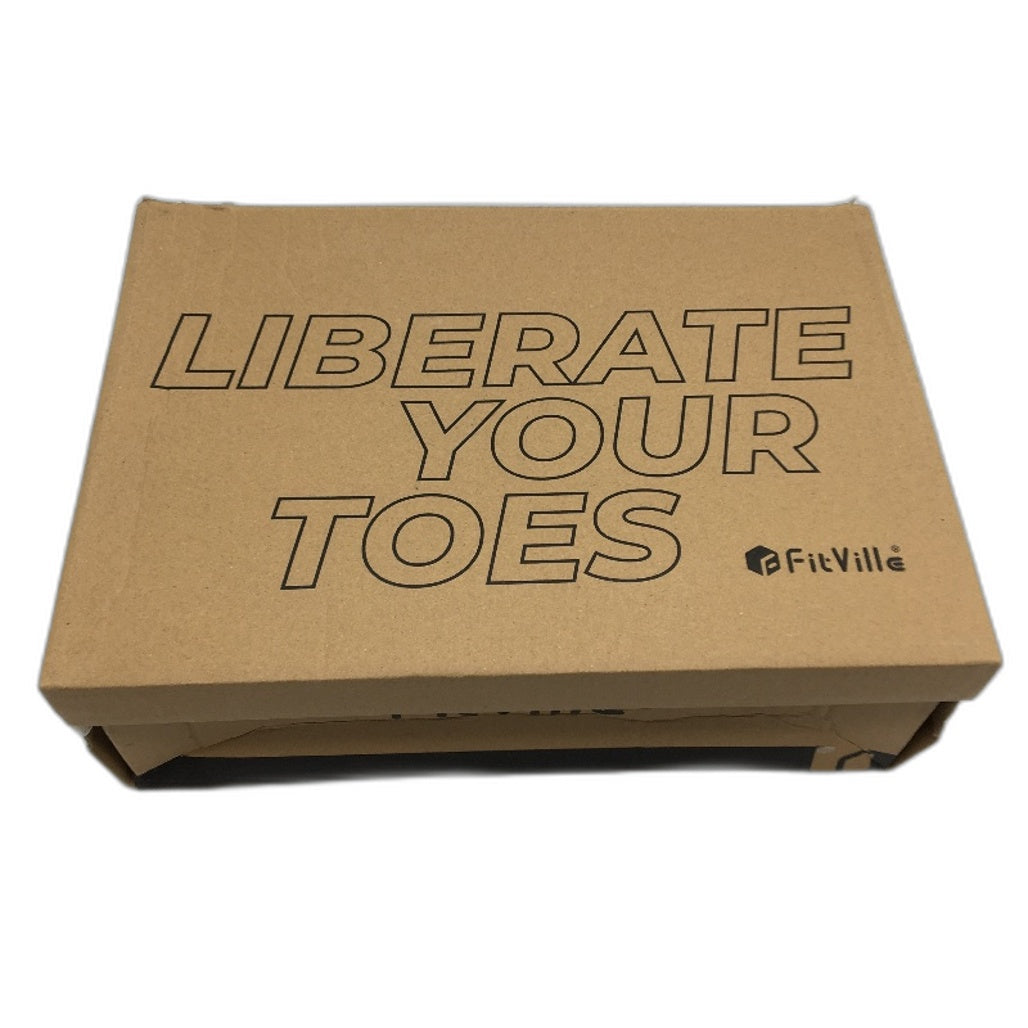 Fitville Grey Extra Wide Fit Trainers Slip On Laced Sneakers Mens US 12.5 NEW