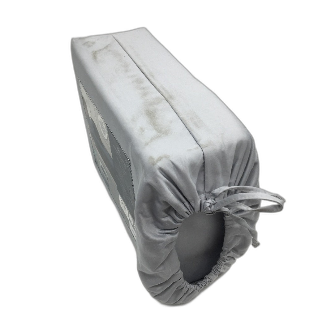 Kirkton House 1000TC Silver Grey Sateen Cotton Fitted Sheet Set QUEEN Size NEW