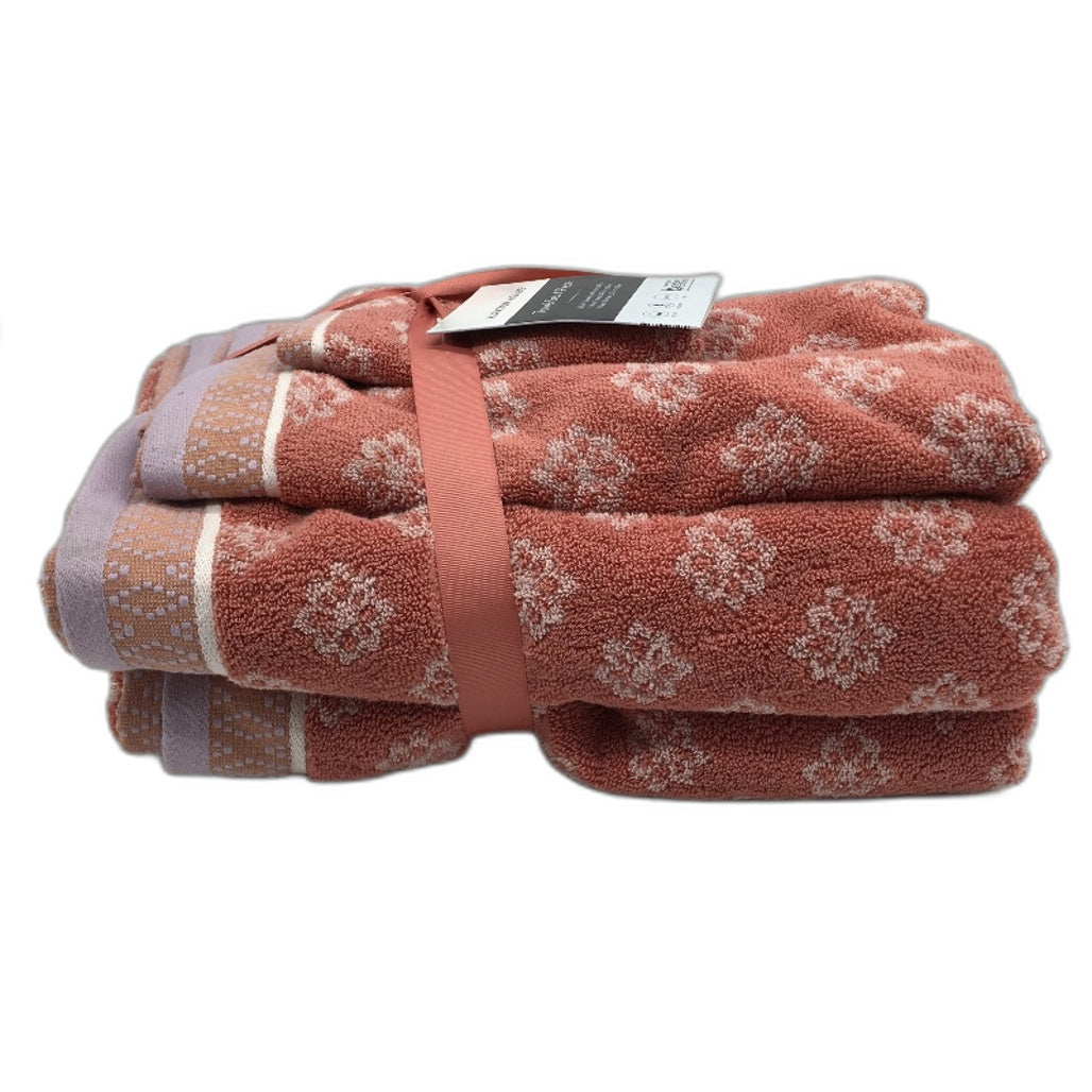 Kirkton House 4 Piece Cotton 600GSM 2x Bath Towels 1 Hand Towel 1 Washer Set NEW