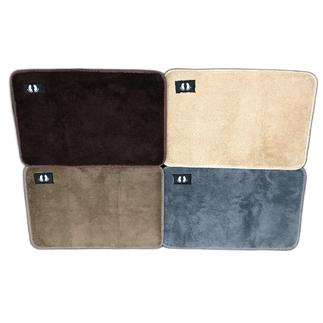 Kirkton House 4 Pack Soft Feel Bathroom Floor Mats 40 x 60cm NEW