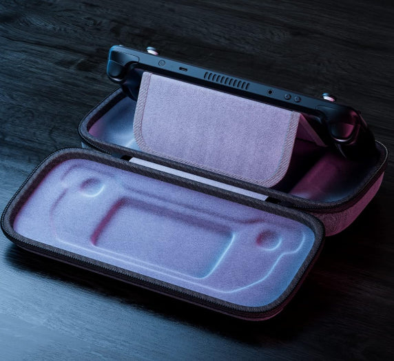 JSAUX Carrying Case Compatible With Steam Deck Protective Hard Shell Grey