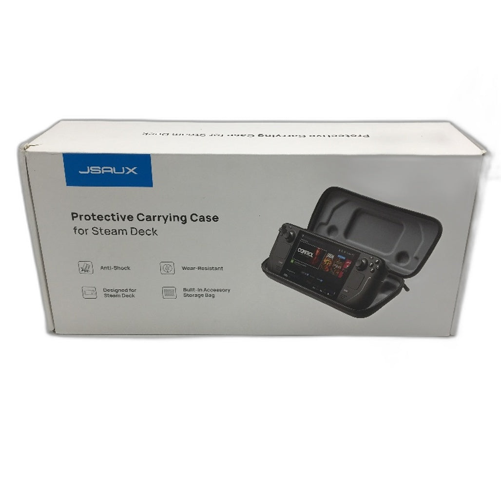 JSAUX Carrying Case Compatible With Steam Deck Protective Hard Shell Grey