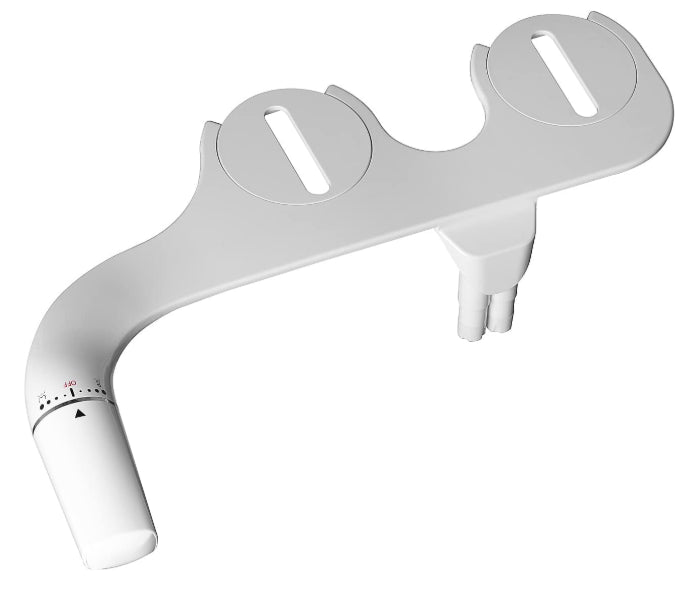 Withlent Ultra-Slim Bidet Toilet Seat Attachment Right Hand Control Dual Nozzle