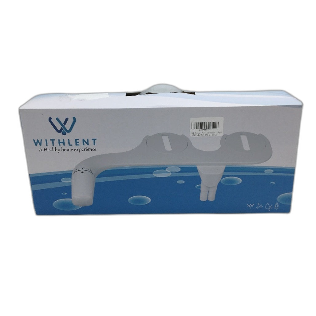 Withlent Ultra-Slim Bidet Toilet Seat Attachment Right Hand Control Dual Nozzle