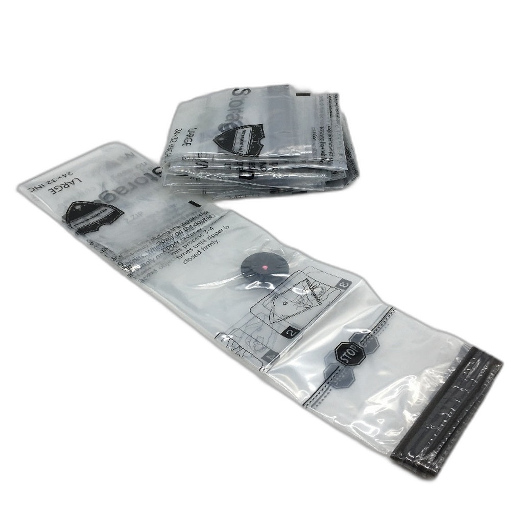 Suoco 8 Pcs Large Vacuum Seal Storage Bags Space Saver Satchels With Hand Pump