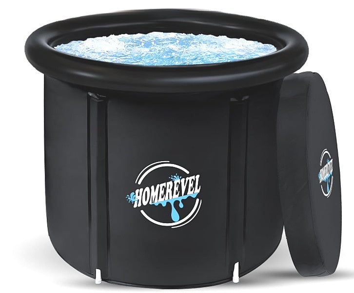 HomeRevel Portable Ice Bath Tub For Athletes Cold Plunge Water Therapy Tub 320L