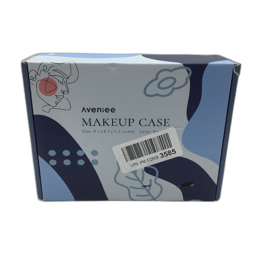 Aveniee Black Clear Makeup Bag Organiser Portable Travel Toiletry Cosmetic Case