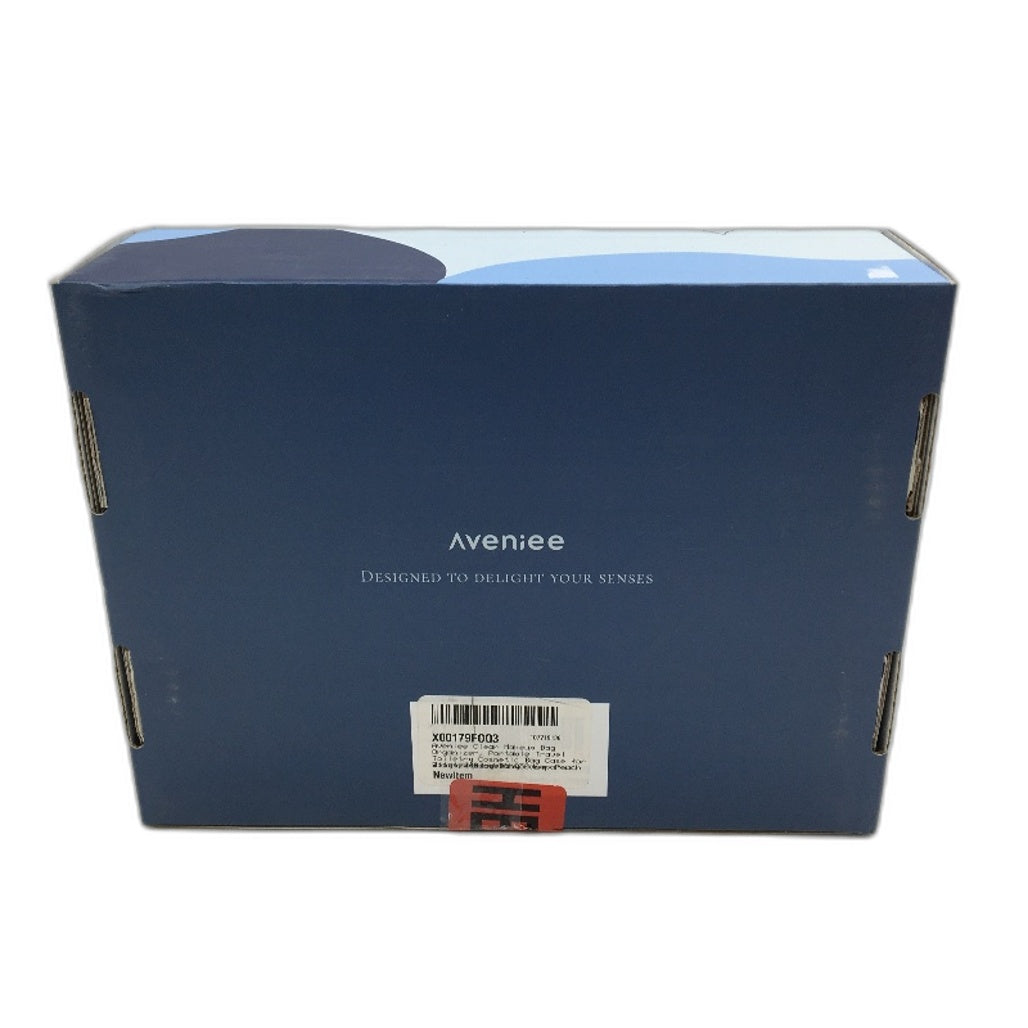 Aveniee Black Clear Makeup Bag Organiser Portable Travel Toiletry Cosmetic Case