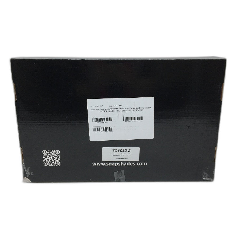 SnapShades Genuine Car Rear Window Shades For Toyota RAV4 5th Gen