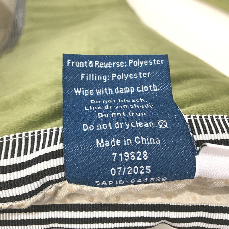 Kirkton House 2 Pack Velvet Linen-Look Olive Green Square Sofa Pad 70cm x 70cm