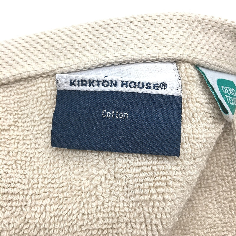 Kirkton House 10 Piece Beige & Clay Square Patterned Luxe Face Washers Pack NEW