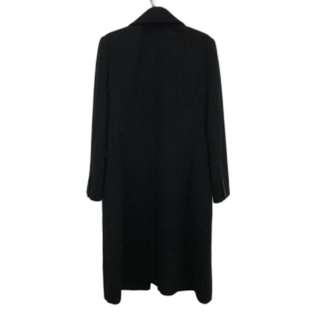 Portmans Black Soft Touch Longline Single Breasted Over Coat Lds Size 14 NEW