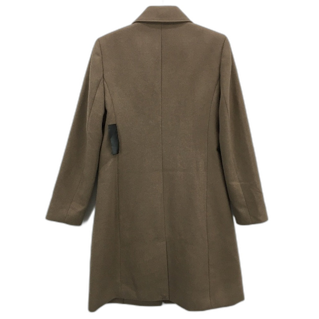 Jacqui E Taupe Soft Touch Longline Single Breasted Over Coat Ladies Size 12 NEW