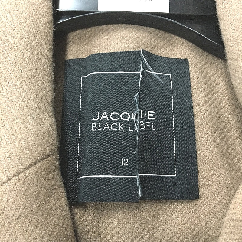 Jacqui E Taupe Soft Touch Longline Single Breasted Over Coat Ladies Size 12 NEW