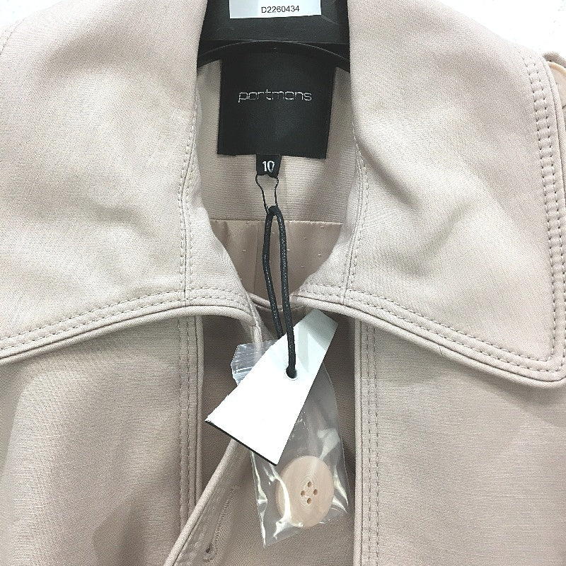 Portmans The Trench Silk Pink Double Breasted Overcoat Ladies Size 10 NEW