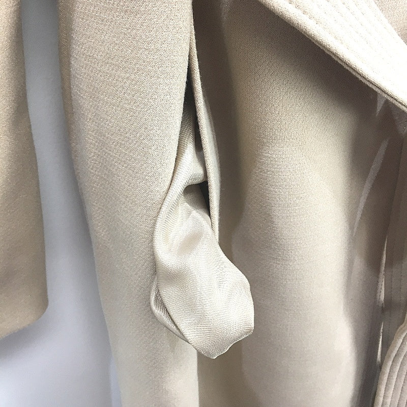 Portmans Beige Tea Frankie Funnel Neck Belted Over Coat Ladies Size 12 NEW