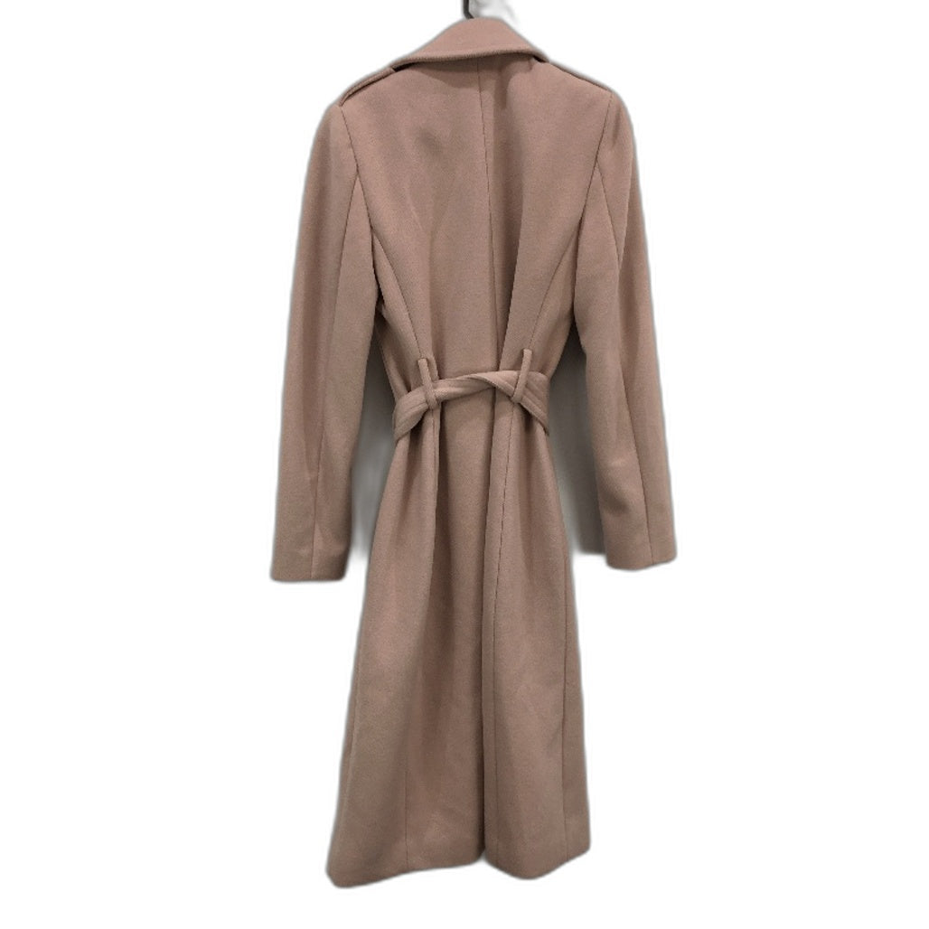 Portmans Winter Velvet Rose Button Up Belted Ella Wrap Coat Ladies Size 6 NEW