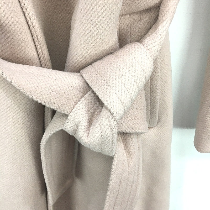 Portmans Winter Velvet Rose Button Up Belted Ella Wrap Coat Ladies Size 6 NEW