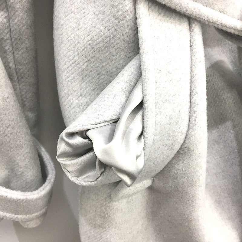 Portmans Light Grey Soft Touch Double Breasted Wool Blend Coat Ladies Sze 18 NEW