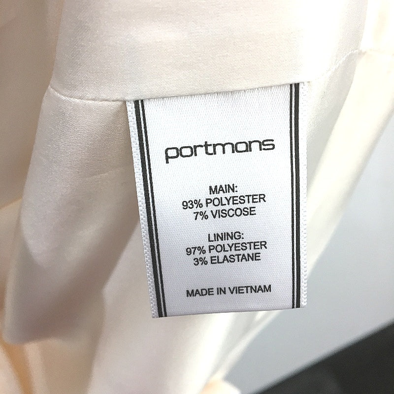 Portmans Snow White Gigi Single Breasted Soft Touch Winter Coat Ladies Sze 6 NEW