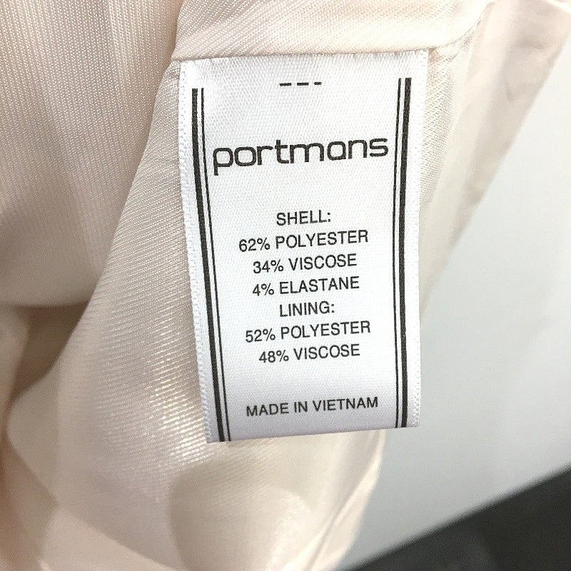 Portmans Winter White Button Up Belted Wynter Wrap Coat Ladies Size 10 NEW