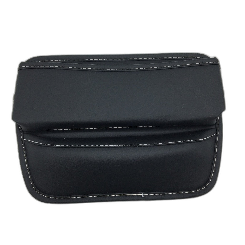 Car Seat Slot Box Gap Filler Organizer PU Side Pocket Phone Key Card Holder NEW