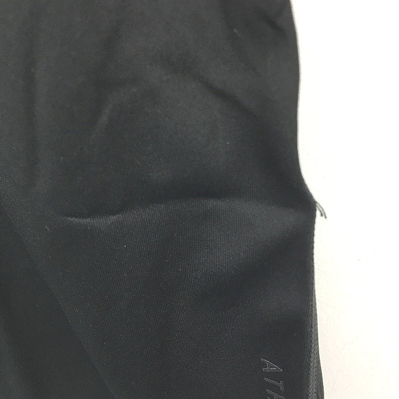 ATHLIO V Neck Short Sleeve UV Protection Quick Dry T Shirt Womens Size XL Black