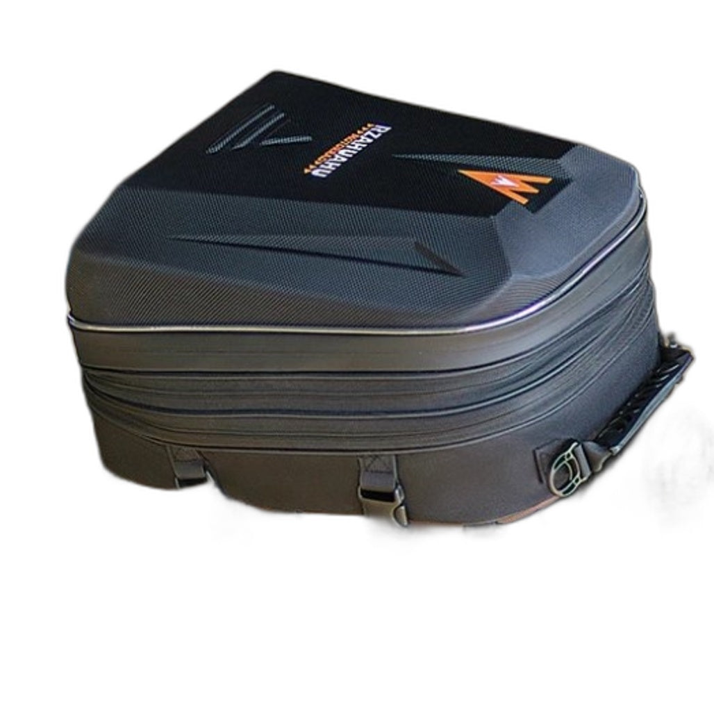 RZAHUAHU Motorcycle Luggage Bags Rear Seat Waterproof Tail Backpack Expandable