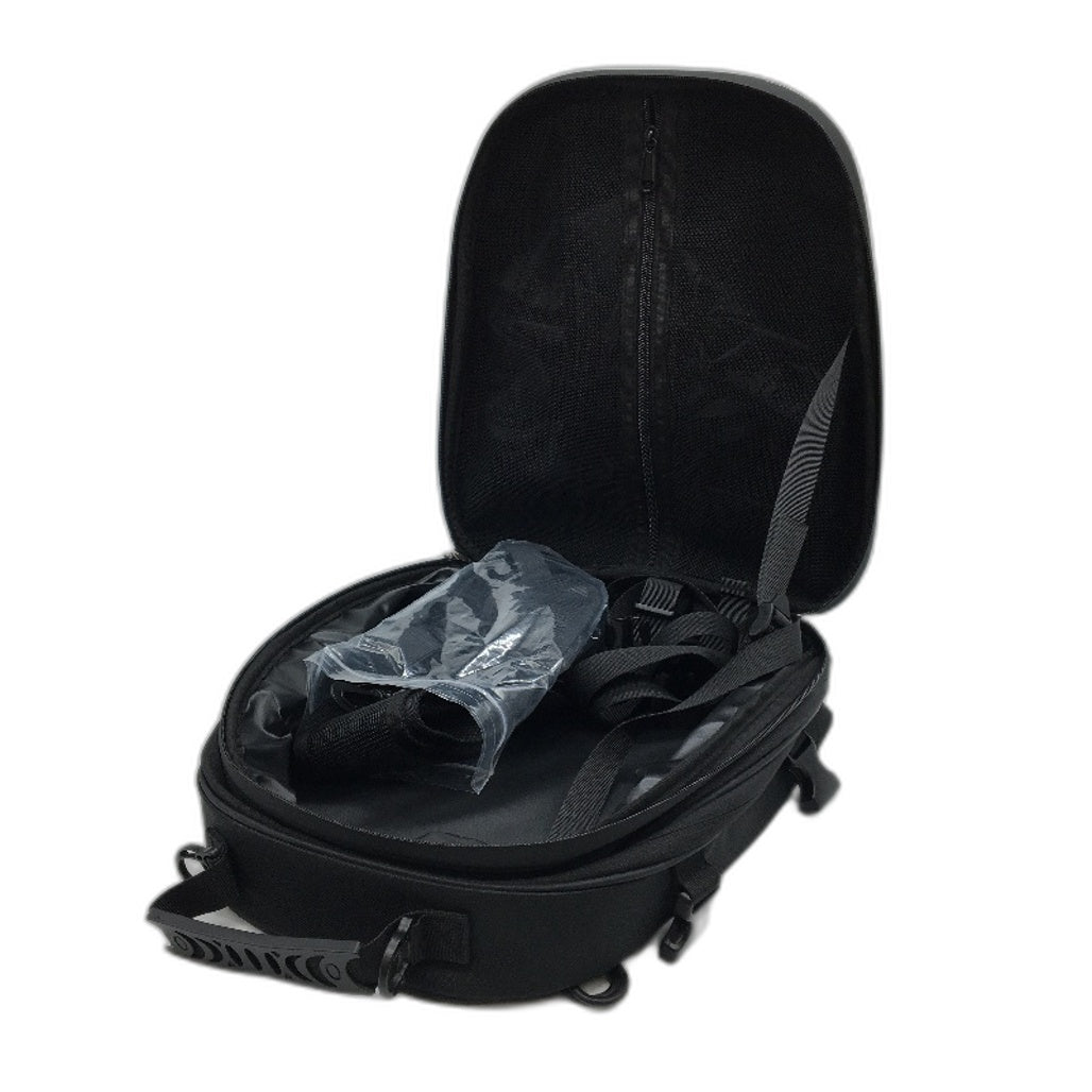 RZAHUAHU Motorcycle Luggage Bags Rear Seat Waterproof Tail Backpack Expandable