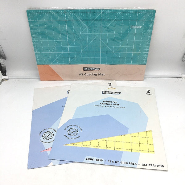 Creative Place Craft Bundle 2x 2 Pack Adhesive Cutting Mat & A3 Cutting Mat NEW