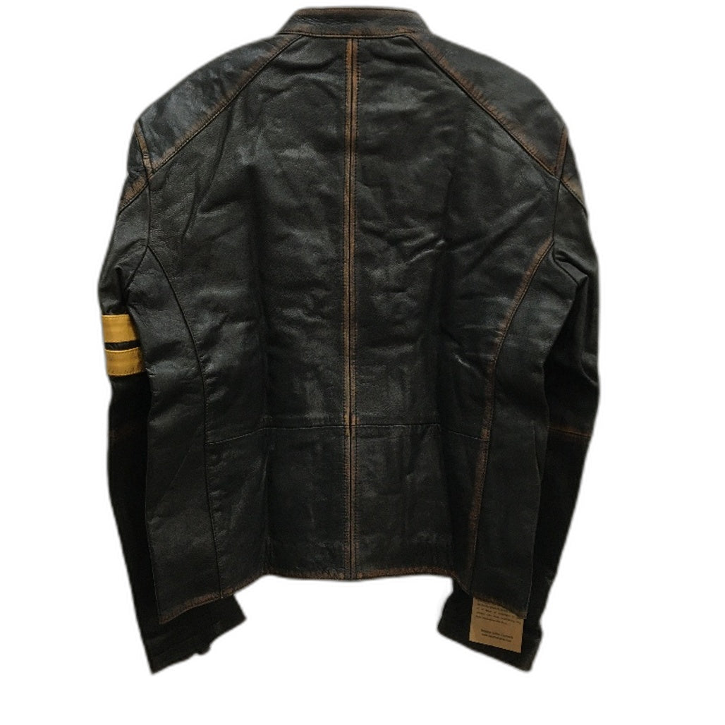 Superior Leather Garments Leather Biker Motorcycle Vintage Jacket Men Sz 2XL NEW