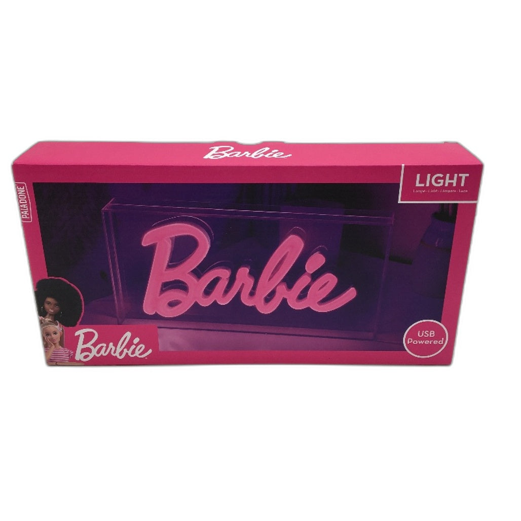 3 Pack Paladone Barbie Logo Desktop & Wall Mounted Home Decor LED Lights NEW