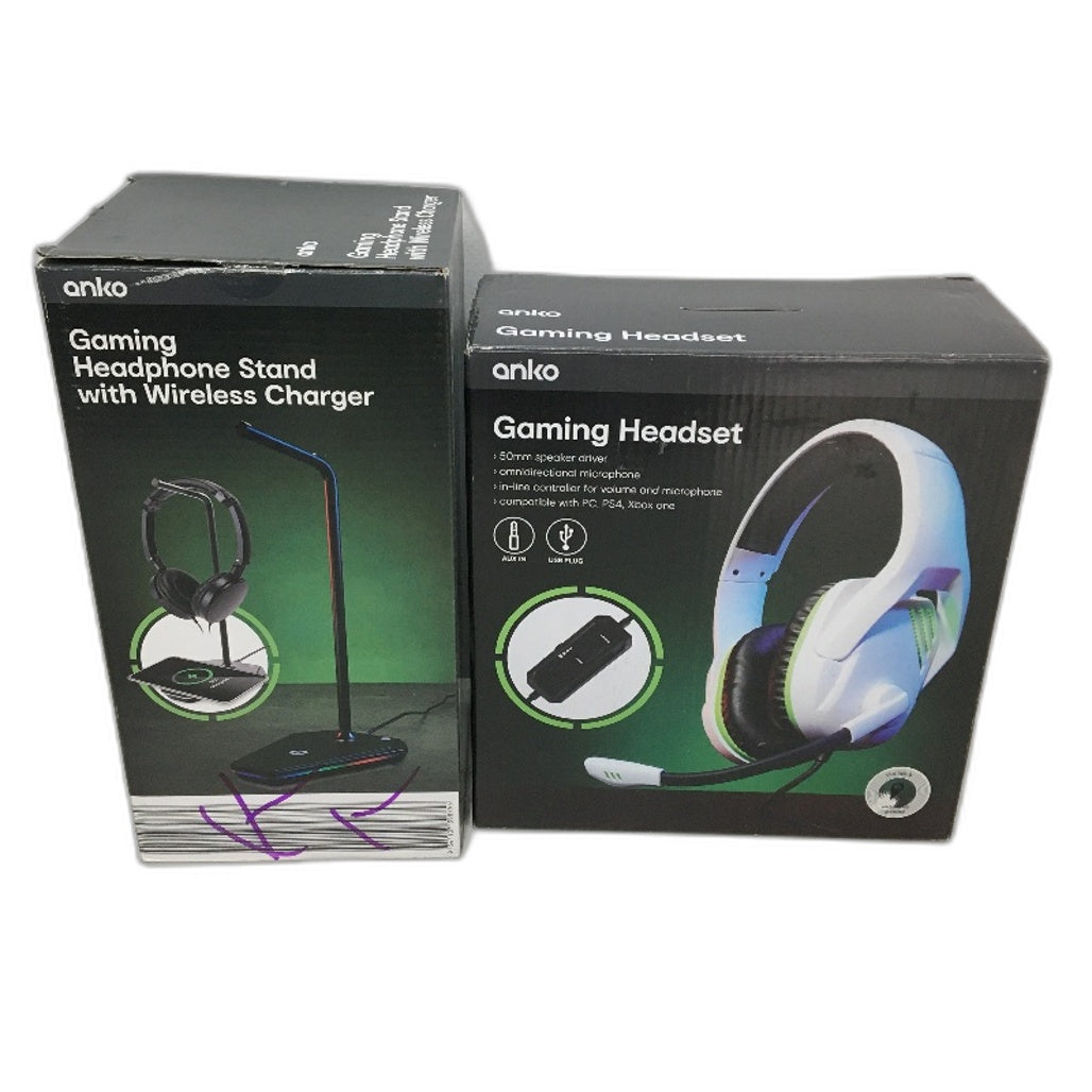 5 Pack Black LED RGB PC Wired Desktop Gaming Set DEMO