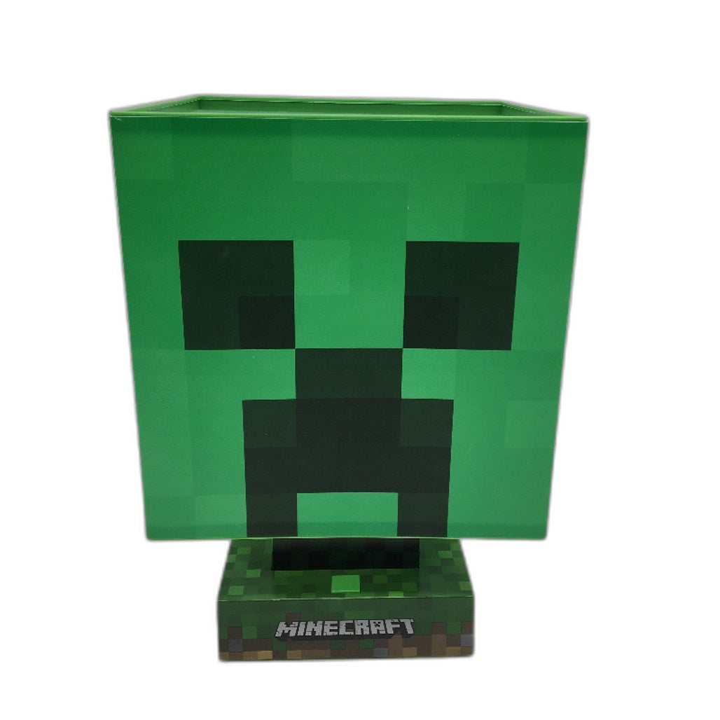 Paladone Minecraft Creeper Head Icon Desktop Lamp 26.5cm / 10.4 Inch Tall NEW