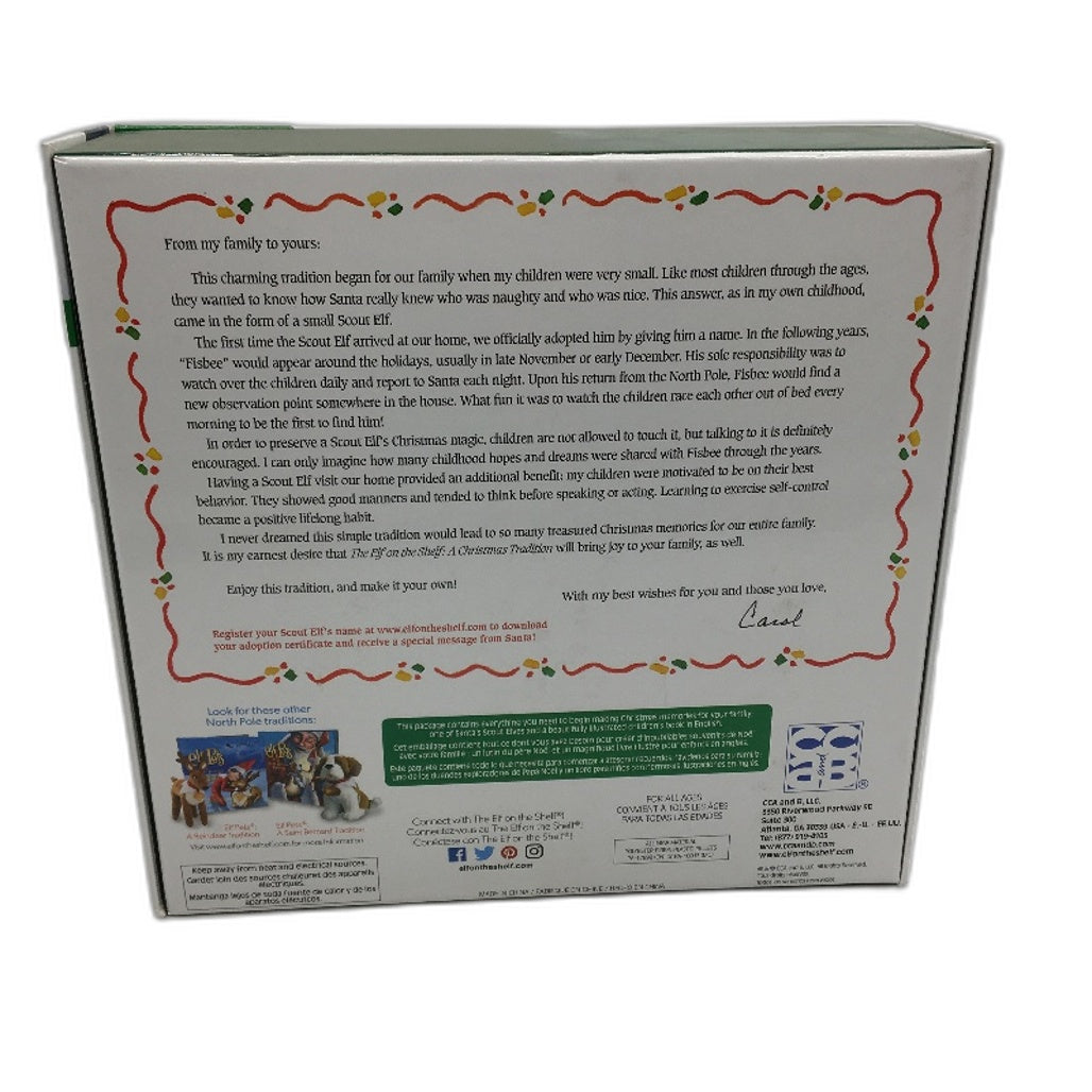 The Elf on the Shelf A Christmas Tradition Box Set Light Tone Boy Version DEMO