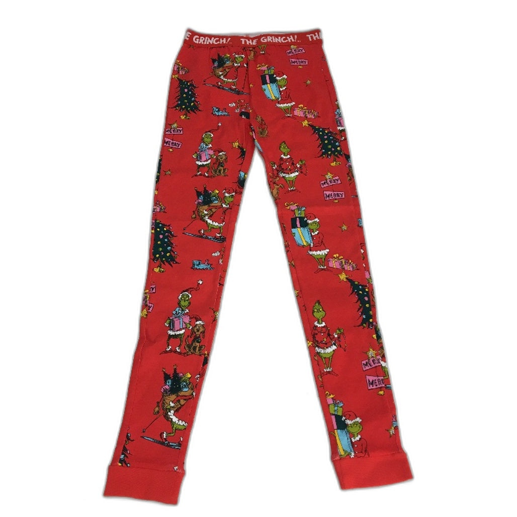Cotton On Kids The Grinch Grey Red Longsleeve Pyjama Set Boys Size 10 NEW