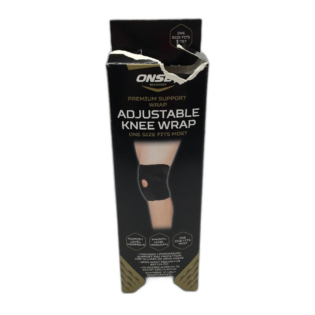 Onset Recovery Premium Support Adjustable Knee Wrap One Size Fits Most NEW