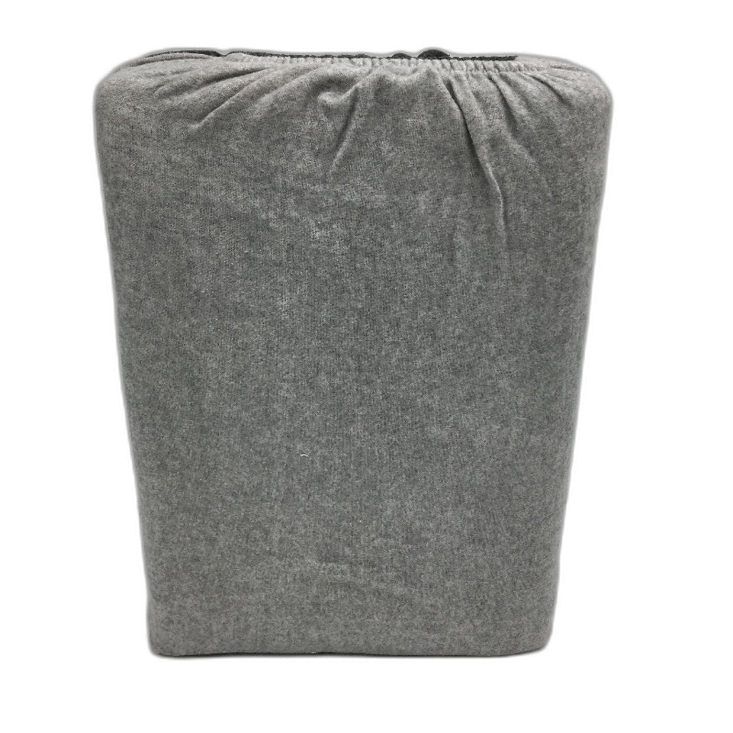 Marle 2 Tone Grey Charcoal 100% Cotton Flannelette Quilt Cover Set QUEEN Bed NEW