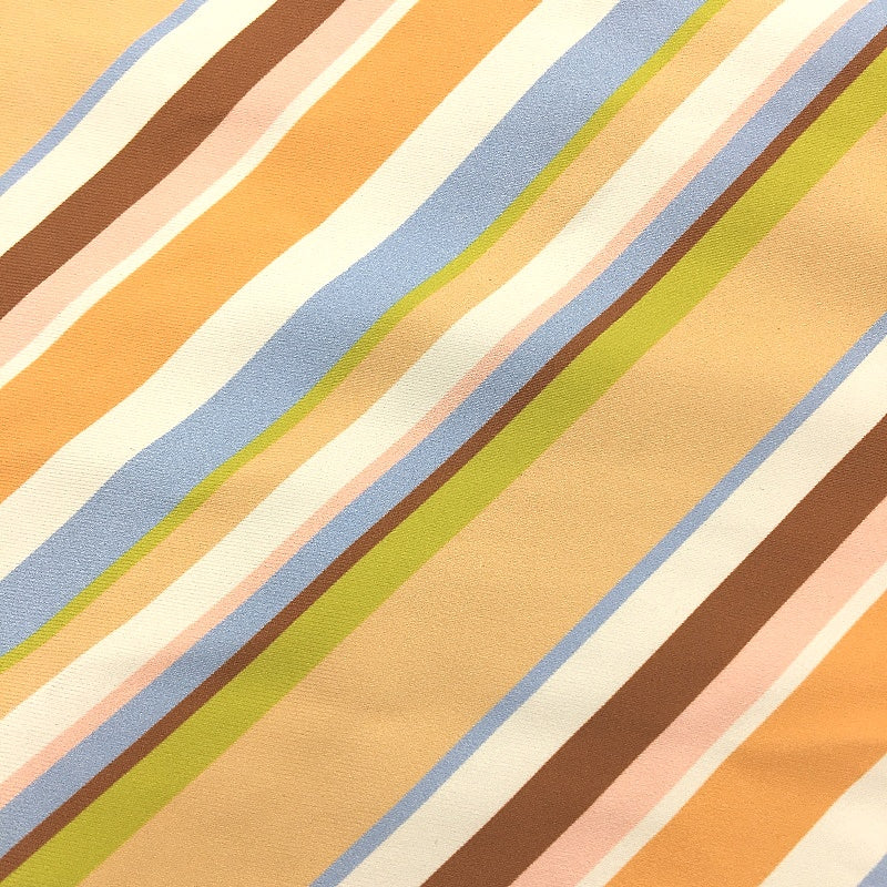 Myer Multicoloured Striped One-Shoulder Bikini Top Ladies Size 10