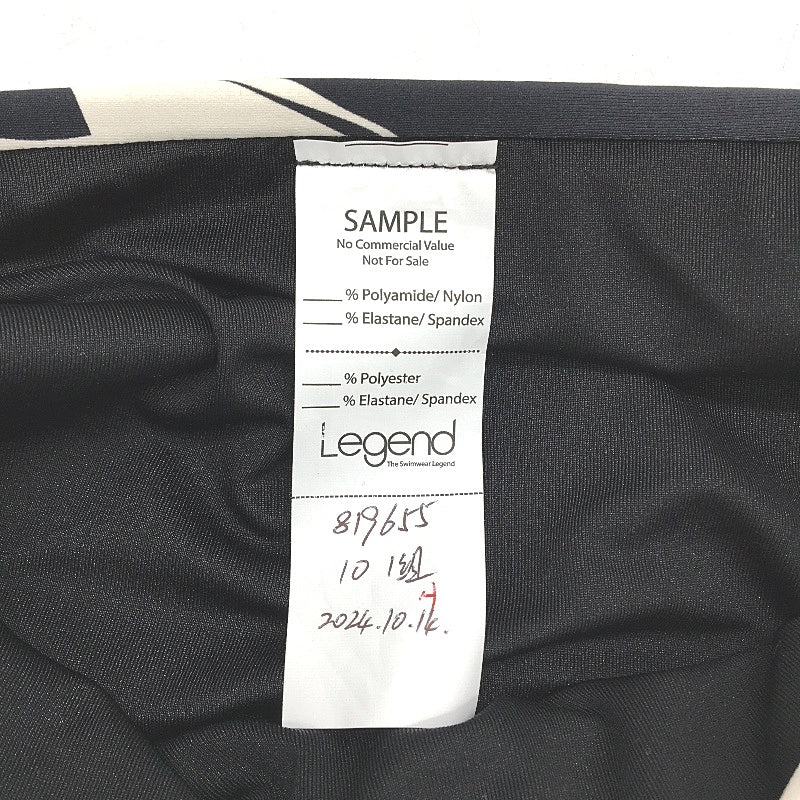 Myer Black & White Patterned Cross Front Brief Bikini Bottom Ladies Size 10