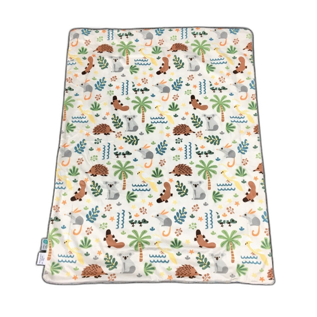 Kirkton House Kids 3 Pack Baby Blankets Animal Themed 78cm x 102cm