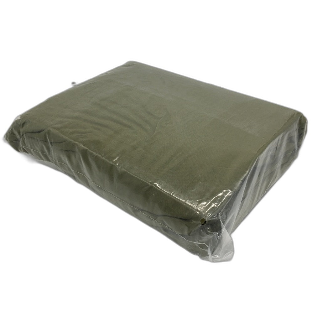 Dreamaker Olive Green Sheet Set Microfiber Flat & Fitted Sheets QUEEN