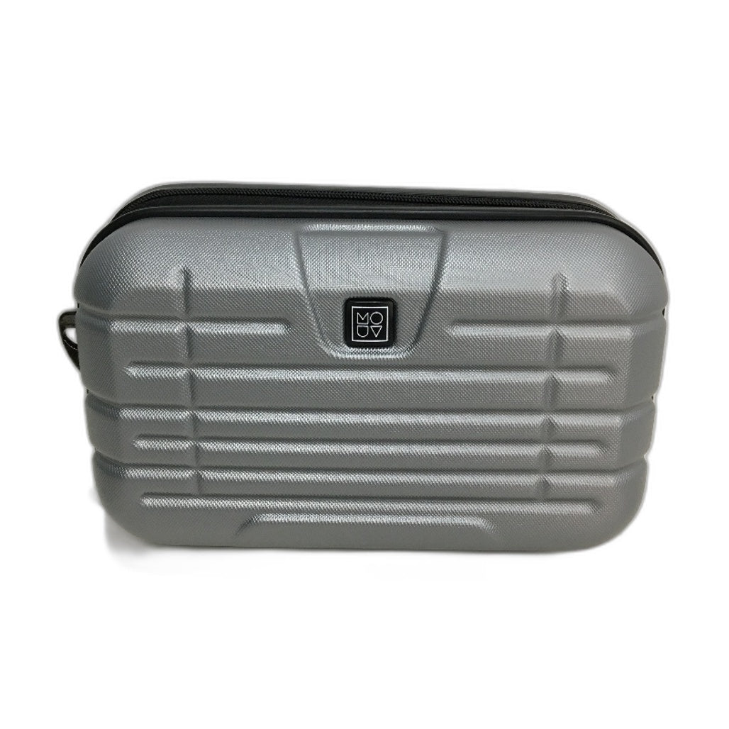 3 Pcs Silver Grey Hardshell Suitcase & Carry On Case Travel Luggage Set TSA Lock