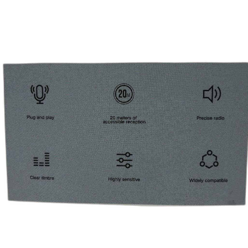 Aurtec Wireless Lavalier Lapel Microphone Lightning Port Connection Recording