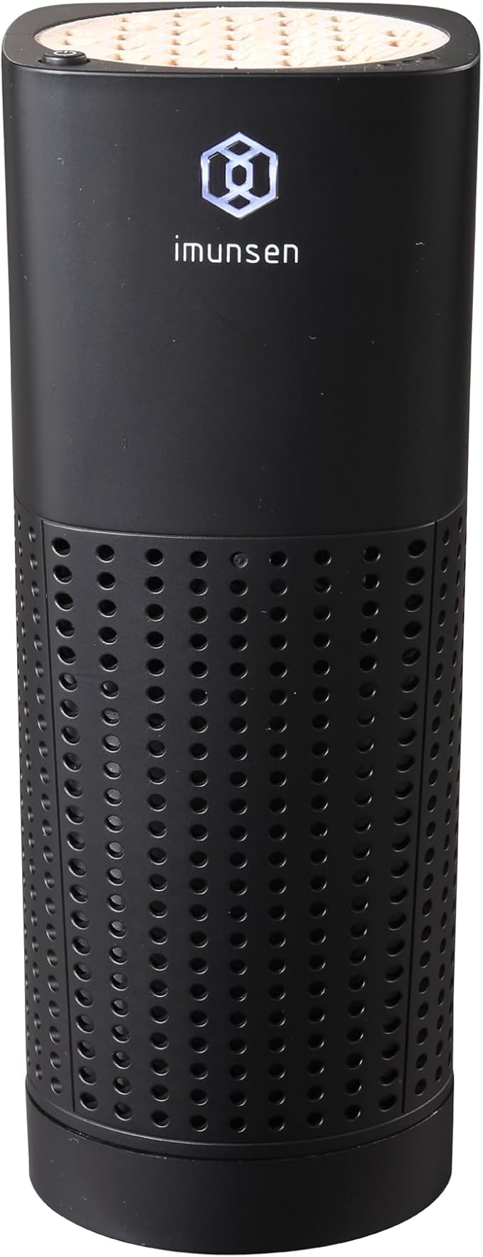 IMUNSEN M003 Car USB Air Purifier With Cypress Wood HEPA 4 Stage Filtration NEW
